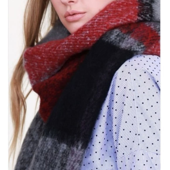 PLAID OBLONG SCARF - Picture 2 of 4